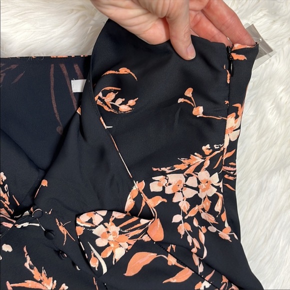 Joie Almona Floral Print Button Front Pleated Maxi Dress, Size M - Picture 11 of 12